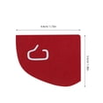 thumbnail image 2 of Greenadscape 4Ud Protector Para Botones De Puerta Interior Auto Rojo Resistente A Desgaste Y Daños Diarios, 2 of 6