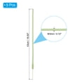 thumbnail image 2 of Uxcell 43cm Silicone Wrist Strap Lanyards, 5 Pcs Long Soft Lanyard Wristlet String Badge Lanyard, Green, 2 of 6