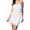 White, variant on Cheryl Creations Women's Short All-Over Fringe Flapper Sleeveless Comfortable Mini Dress (White X-Large