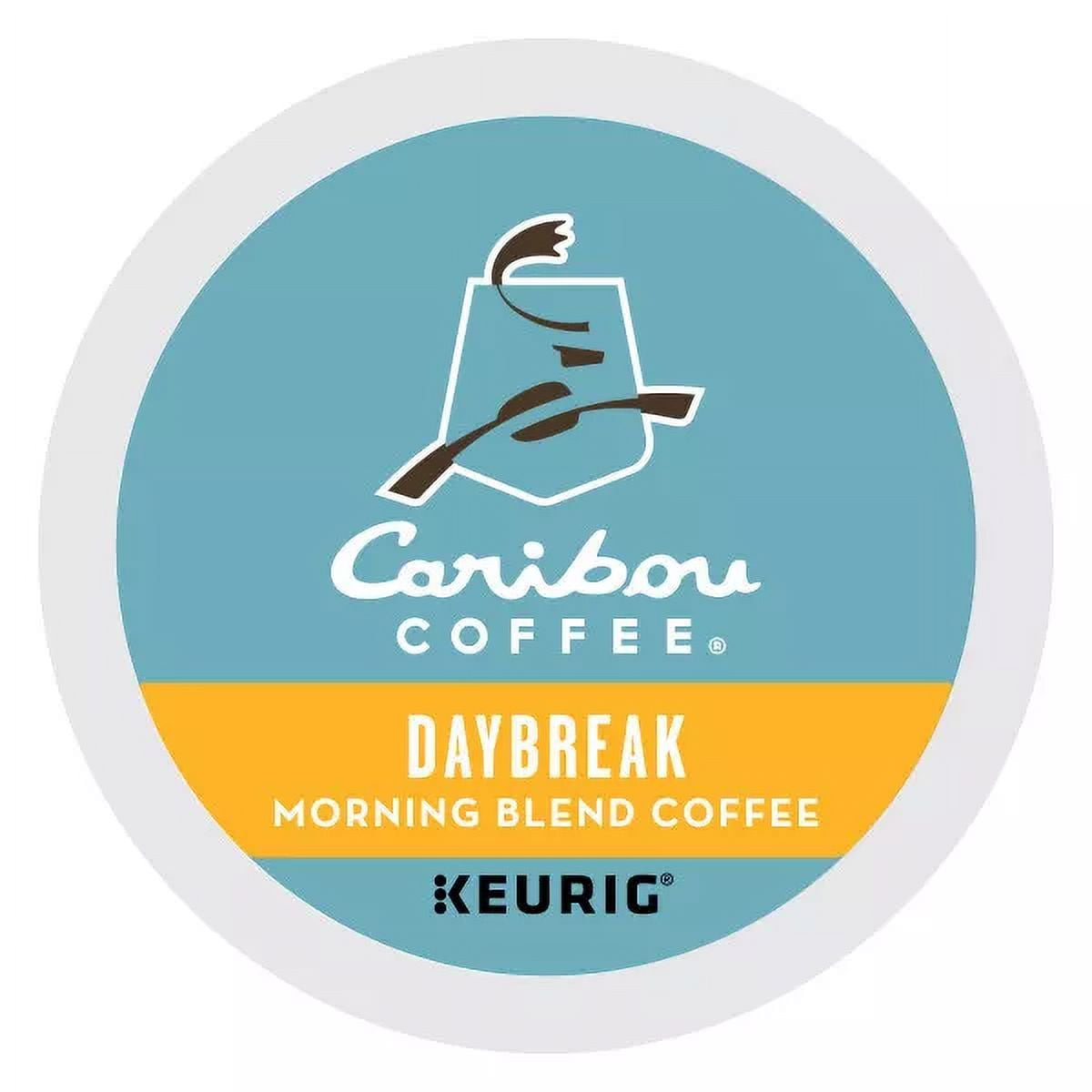Caribou Coffee Daybreak Morning Blend, 48 K-Cups, Light Roast