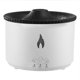 thumbnail image 1 of Humidificador de aceites esenciales TUNC en forma de volcán 360 ml con luz nocturna blanco, 1 of 4