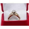 thumbnail image 4 of 14K Yellow Gold Emerald & Round Cut Diamond Fashion Engagement Ring (1.85 Ct, E-F, SI1 ), 4 of 5