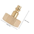 thumbnail image 2 of FUTUREORYY Conector Dorado Para Manguera De Jardín Con Adaptador De Compresor Para Rv, 2 of 6