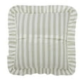 thumbnail image 5 of VHC Brands Finders Keepers Ruffled Fabric Euro Sham for Pillows Tan White Striped Farmhouse Cottage Bedding 26x26, 5 of 5