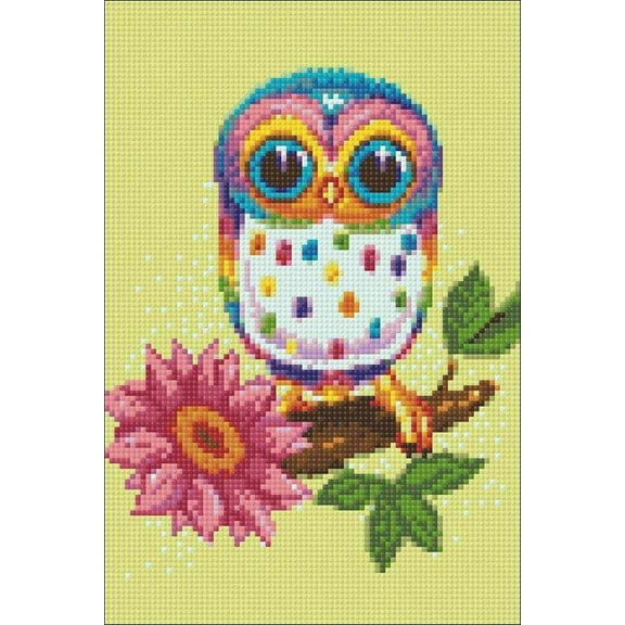 Owl Maia CS248 7.9 x 11.8 inches Crafting Spark Diamond Painting Kit