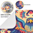 thumbnail image 2 of Yayeee Dish Drying Mat for Kitchen Counter 16"x18" Microfiber Absorbent Pad, Colorful Abstract Eagle, 2 of 7