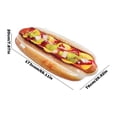 thumbnail image 5 of Hot Dog Inflatable Pool Floating Bed,Inflatable Pool Float, Colorful Inflatable Pool Lounger with Pillow & Cup Holder for Adults, Swimming Pool Inflatable Floating Mat 68.1" x 29.9", 5 of 5