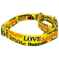 thumbnail image 4 of Country Brook Petz® Yellow Loveable Rescue Martingale Dog Collar and Leash, Large, 4 of 6