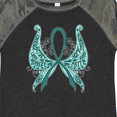 thumbnail image 4 of Inktastic Ovarian Cancer Awareness with Butterfly Ribbon Words Boys or Girls Toddler T-Shirt, 4 of 5