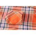 thumbnail image 3 of Boys Button Down Short Sleeve Shirts Toddler Buffalo Plaid Shirt with Pocket School Uniform Dress Shirt, 3 of 9