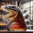 thumbnail image 5 of Artistic Whiskey Decanters Set – Handcrafted Animal-Shaped Glass Bottles, Striking Novelty Bar Display & Sophisticated Decorative Liquor Container-Godzille10oz, 5 of 5
