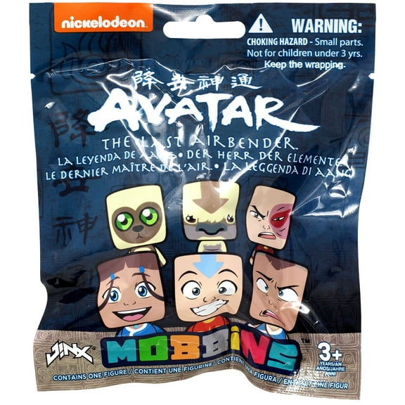 JINX Avatar: The Last Airbender Mobbins Toy Blind Pack (One Mystery Figure), 2-in Vinyl Figure from Nickelodeon TV Series for Fans Ages 3 