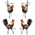thumbnail image 3 of Spencer Rooster Statue Decor Acrylic Yard Chicken Decorations Outdoor Garden Statues Realistic Animal Sculptures Ornaments for Backyard, Lawn, Pathway, 3 of 8