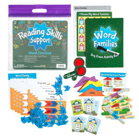 Really Good Stuff Reading Skills: Grade K - Word Families