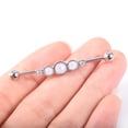 thumbnail image 3 of Slatcetga Stainless Steel Anti allergy Long Three diamond Earring Decoration Gift (Single), 3 of 8