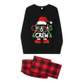 thumbnail image 3 of Elippeo Christmas Pajamas for Family, Long Sleeve Tops + Buffalo Plaid Pants Set Sleepwear Loungewear, 3 of 10