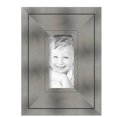 thumbnail image 2 of ArtToFrames 4" x 8" Platinum Ridge Brushed Slvr Picture Frame, 4x8 inch Silver Wood Poster Frame (WOM-5249),  Pack, 2 of 6