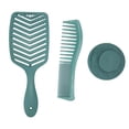 thumbnail image 1 of Hair Brush Paddle Comb Set, Smoothness Handle Comfortable Experience Hair Brush Comb Set  for Living Room for Friend, 1 of 7