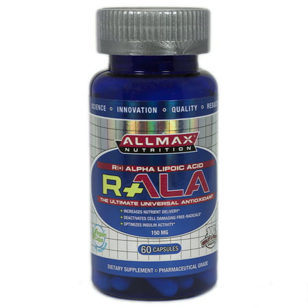 ALLMAX Nutrition, R+Alpha Lipoic Acid (Max Potency R+ALA), 150 mg, 60 (Best Nutrition Products Glutathione)