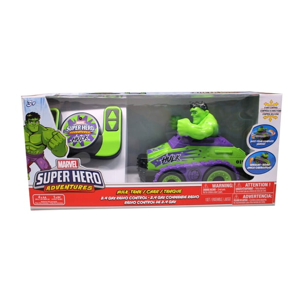 Marvel Super Hero Adventures Hulk Tank 2 4 Ghz Radio Control Walmart Com