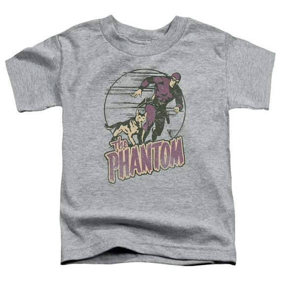 Phantom Phantom And Dog S/S Toddler T-Shirt Athletic Heather