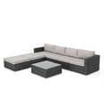 thumbnail image 2 of Santa Rosa 6-Seater Wicker Sectional Sofa with Aluminum Frame/Silver Cushion, 2 of 46