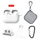 thumbnail image 2 of Juego de caja de almacenamiento de estuche a prueba de golpes con mosquetón 5 en 1 Reemplazo para Airpods Pro 3 Kit de funda para auriculares Bluetooth, blanco Methold EL2381-02B, 2 of 2