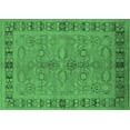 thumbnail image 1 of Ahgly Company Indoor Rectangle Oriental Emerald Green Industrial Area Rugs, 8' x 10', 1 of 4