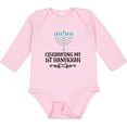 thumbnail image 3 of Inktastic My 1st Hanukkah Celebration Boys or Girls Long Sleeve Baby Bodysuit, 3 of 5