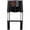 Black, variant on 12.5FT Telescopic Ladder Aluminum Ladder with Non-Slip Feet, Aluminum Lightweight Extension Ladder, Portable Extension Ladder for Household Outdoor Working, 330LBS Capacity, Silver