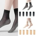 thumbnail image 2 of YIGSECU Sheer Short Socks Sheer Ankle Highs Socks,Soft Tight Hosiery Thin Nylons Socks, 2 of 21
