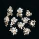 thumbnail image 3 of 10 piezas de adornos de broche de botón de de imitación de para decoración de bodas, 3 of 9