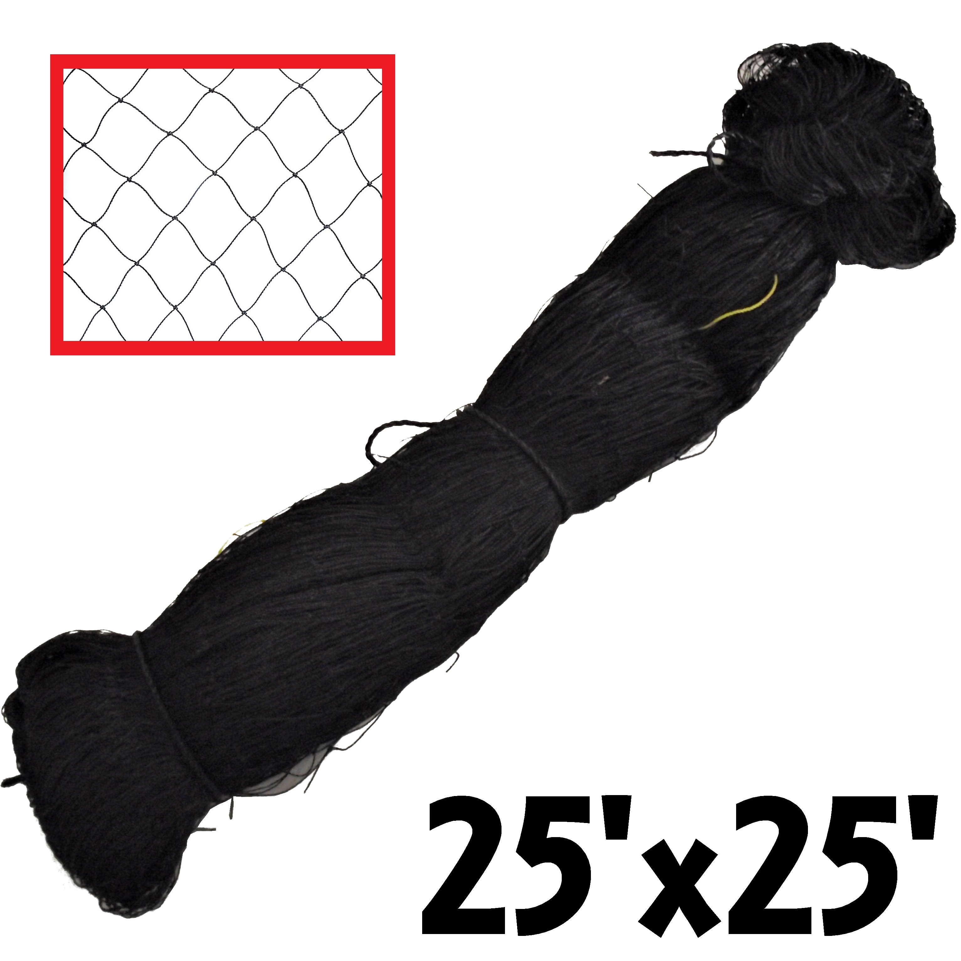 RITE FARM PRODUCTS 25x25 POULTRY BIRD AVIARY NETTING GAME PEN NET
