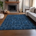 thumbnail image 6 of Addison Rugs Mayfield Washable Transitional Panel Navy Rectangle Rug, 10' x 14', 6 of 6