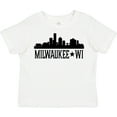 thumbnail image 3 of Inktastic Milwaukee Wisconsin City Skyline Boys or Girls Toddler T-Shirt, 3 of 5