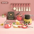 thumbnail image 1 of Children Play House Kitchen Girls Toys Kitchen Items Rice Cooker Cooking Miniature Food Simulation Utensils Kids Kitchen Toy Set, 1 of 7