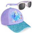thumbnail image 1 of Set de gafas de sol y gorra de béisbol ajustable para niñas de Disney, 1 of 6
