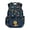 Blue Cartoon Dinosaur, variant on Black Leaf Raven Print 17 Inch School Bookbag for Kids Backpack Spacious Schoolbag for Elementary Student Casual Daypack with Multi-Pockets Travel Knapsack for Boys