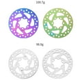 thumbnail image 4 of Nouveau Rotor de Frein à Disque Pratique Rotor de Route Argent Inoxydable 145MM Boulons Disque de Frein pour Ninebot F20 F30 F40 140mm Coloré, 4 of 9