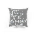 thumbnail image 1 of The Mountain Home Collection Led Let It Snow Decorative Pillow, Gray, 18″ x 18″, 1 of 1