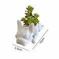 thumbnail image 2 of Estatua de Perro de Meditación Buda Tranquilidad y paz, perfecta para tu jardín de hadas., 2 of 5