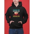 thumbnail image 2 of Noodles Noodles Noodles Noodles Hoodie Men -Smartprints Designs, Male 3X-Large, 2 of 4