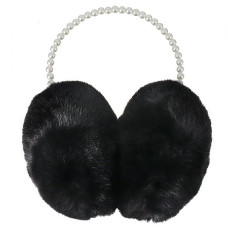 

HEMOTON Fashionable Girl Earmuff Plush Ear Muff Warm Ear Cover Women Ear Warmer