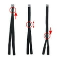 thumbnail image 3 of BESTOYARD glasses neck strap for men Glasses Rope Black Adjustable Tightness Outdoor Activities 1Set, 3 of 5