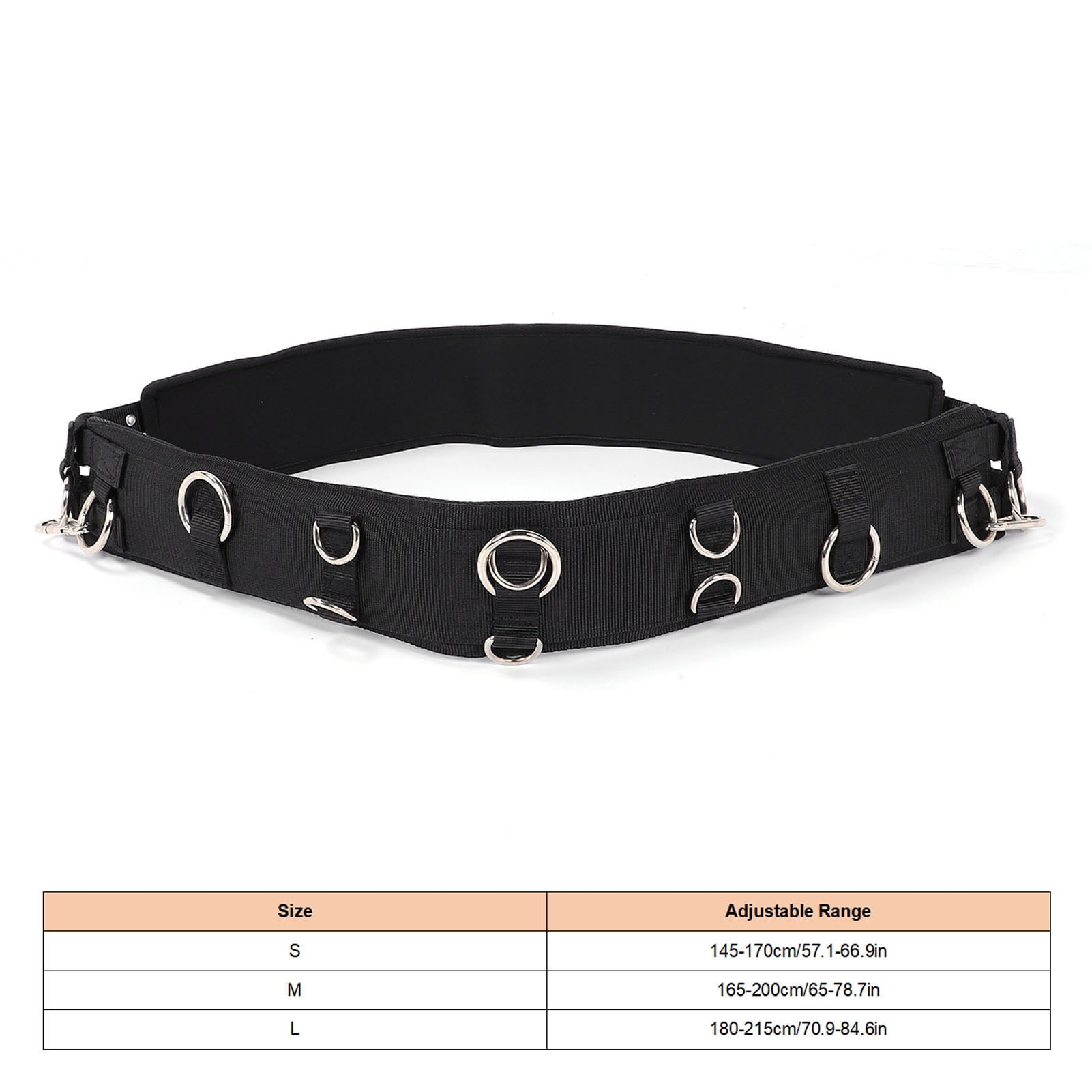 Riousery Horse Training Surcingle Professional Safety Adjustable Lunging Gear For Conditioning Equestrian Supplies With Soft Padding, Size Small (16.14 in / 41 cm)