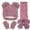 Multicolour, variant on MEZZALL New Solid Color Jacquard Children Hat Scarf 3PCS Stock Double Hat Long Neck Warm Suit Breathable Toddler Dailywear, , One Size