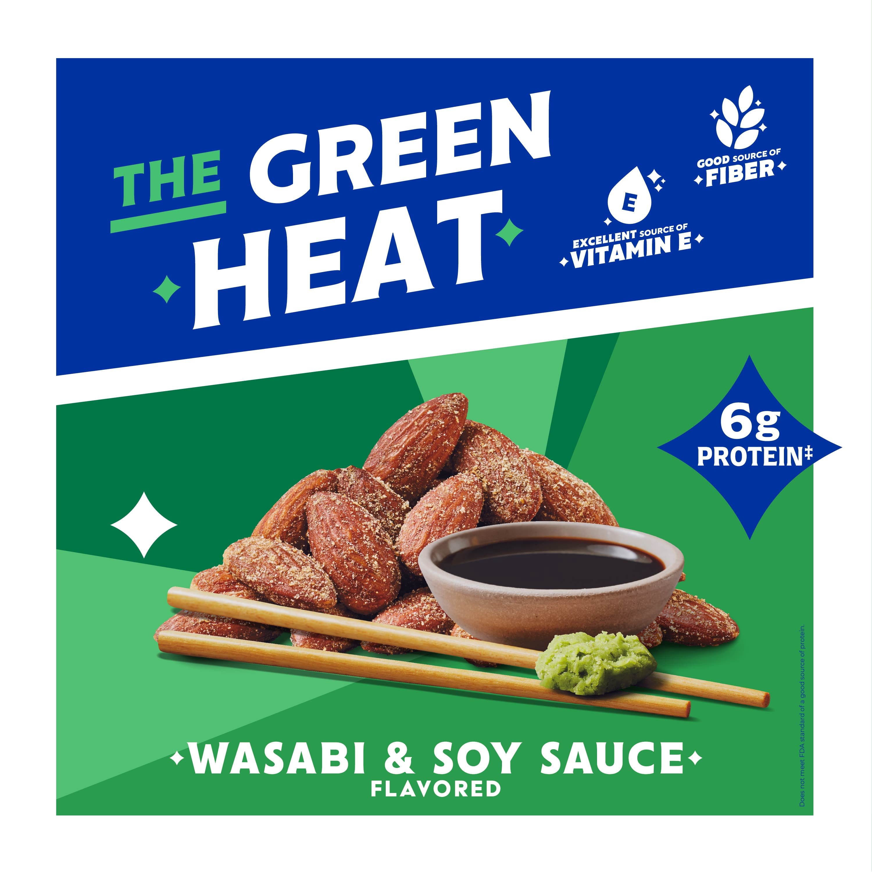 Blue Diamond Almonds BOLD Flavored Wasabi & Soy Sauce Snack Nuts