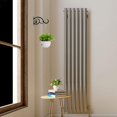 thumbnail image 2 of Paquete de ganchos de pared para macetas de hierro, para colgar plantas, linternas colgantes, comederos para pájaros, campanas elegantes (negro), 1 paquete, 2 of 8