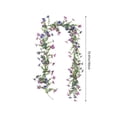 thumbnail image 4 of HWRETIE Artificial Flower Vines,Simulation Purple Vines for Restaurant Summer Decoration, 4 of 6
