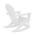 thumbnail image 4 of GARDEN Outdoor Adirondack Rocking Chairs for Patio (Set of 4), White, 4 of 7